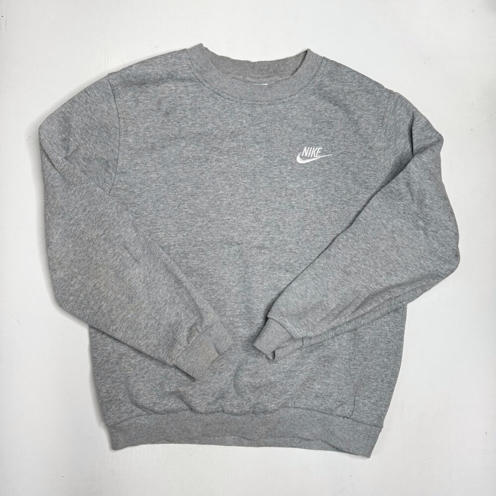 NIKE Boys Gray Sweatshirt Youth Large Excellent Condition